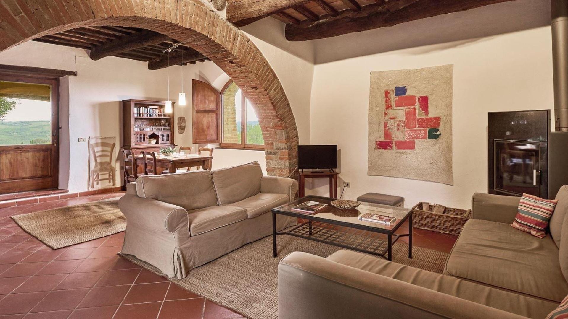 Villa Poggiarello Castelnuovo Berardenga Exteriör bild