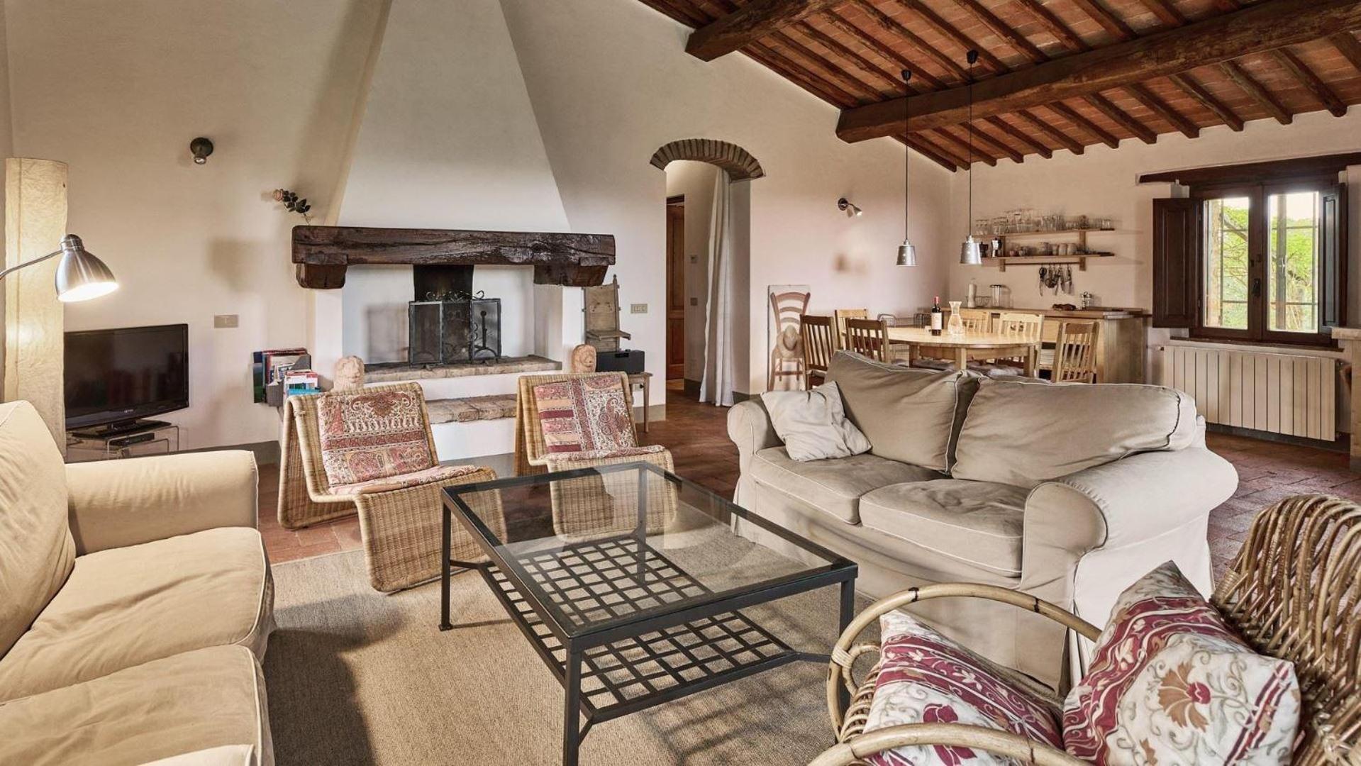 Villa Poggiarello Castelnuovo Berardenga Exteriör bild