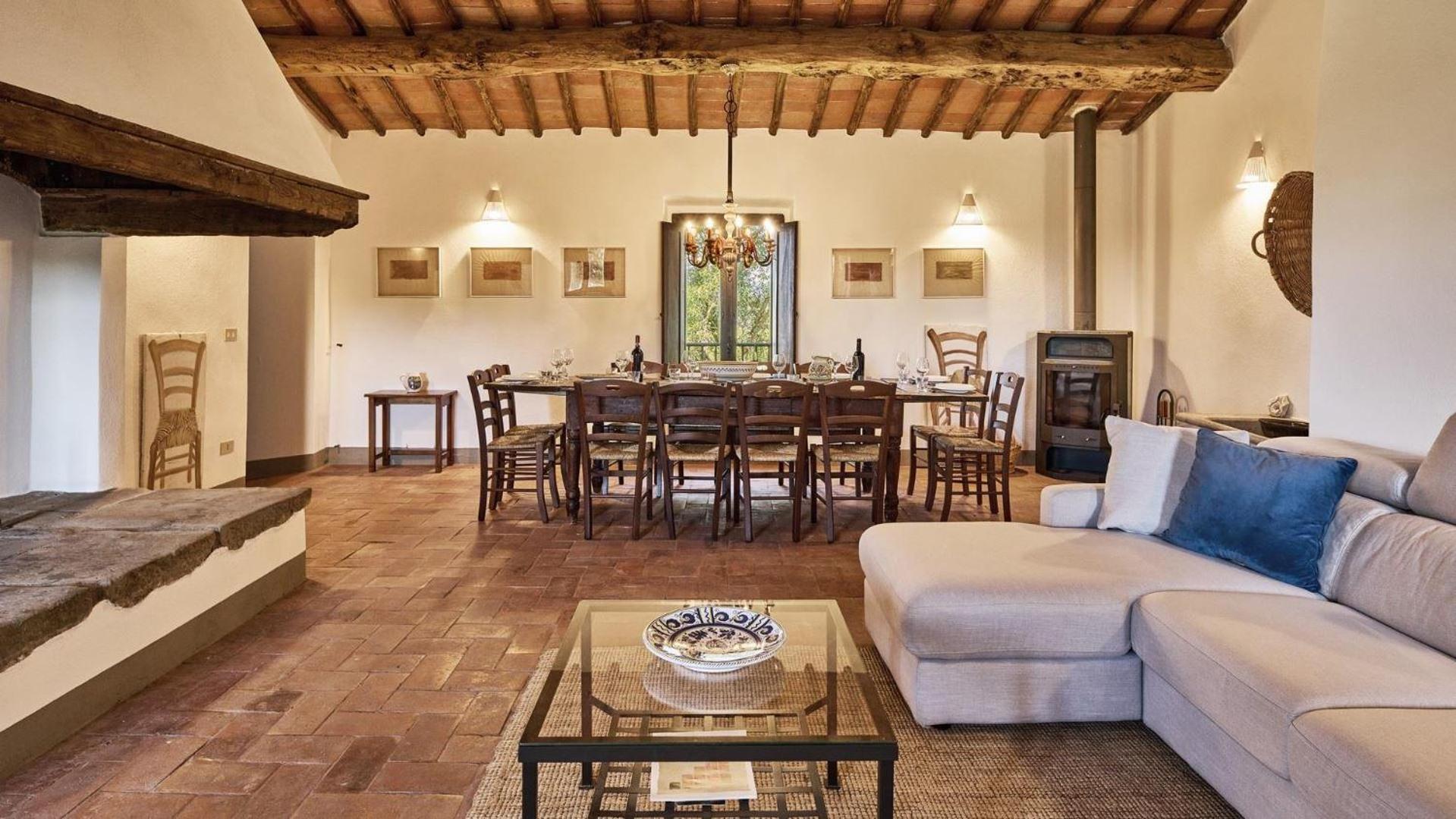 Villa Poggiarello Castelnuovo Berardenga Exteriör bild