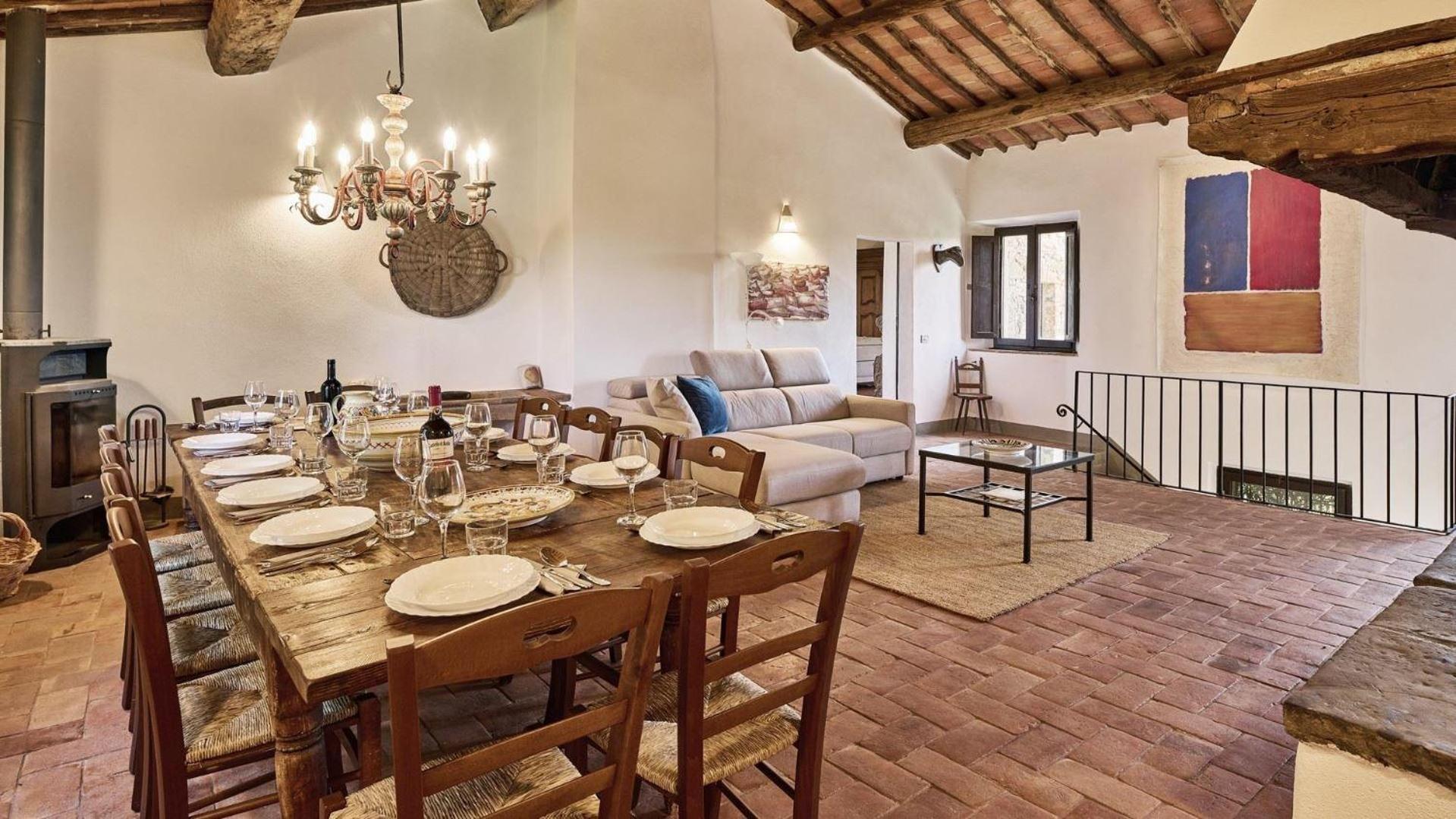 Villa Poggiarello Castelnuovo Berardenga Exteriör bild