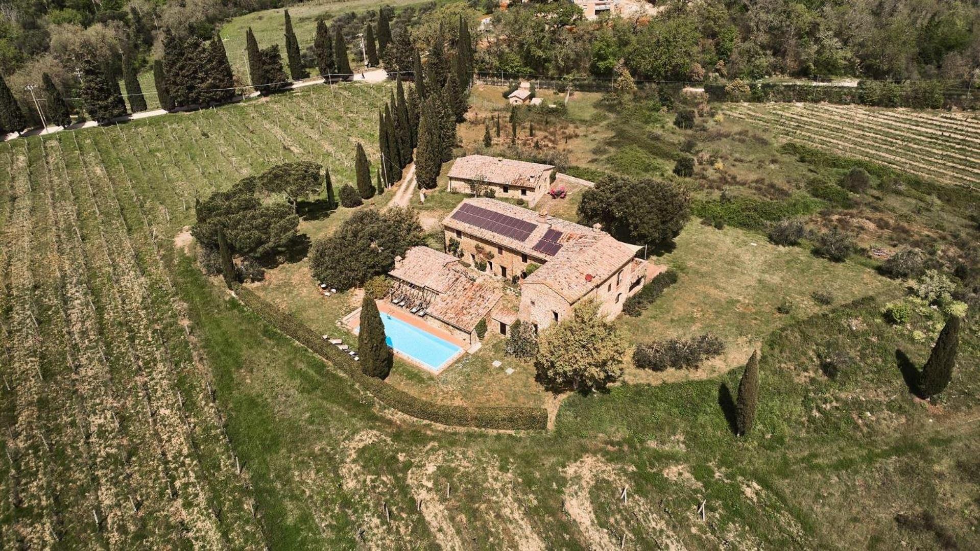 Villa Poggiarello Castelnuovo Berardenga Exteriör bild