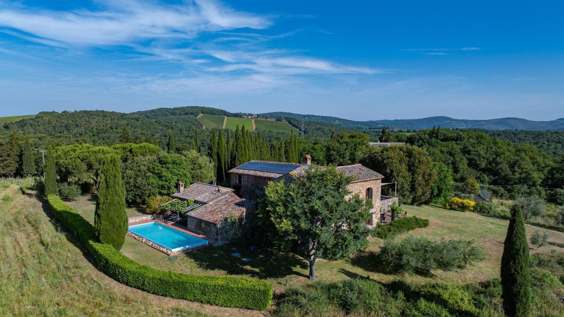 Villa Poggiarello Castelnuovo Berardenga Exteriör bild