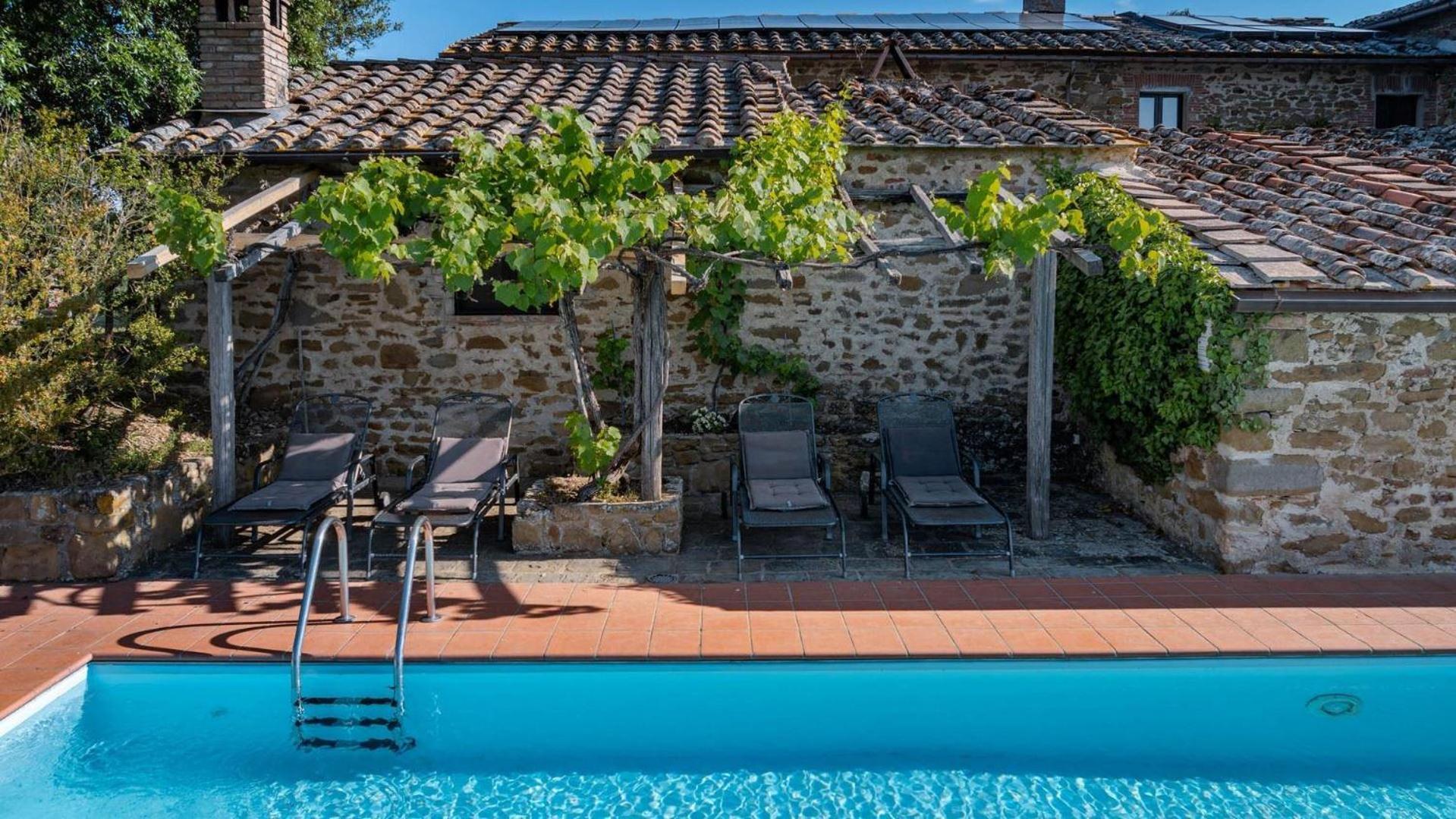 Villa Poggiarello Castelnuovo Berardenga Exteriör bild