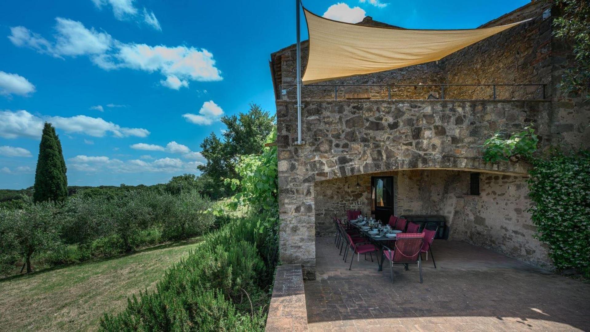 Villa Poggiarello Castelnuovo Berardenga Exteriör bild